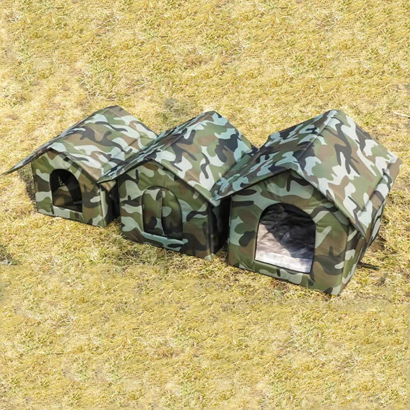 Casinha Impermeável Aconchegante para Gatos e Cães Pequenos