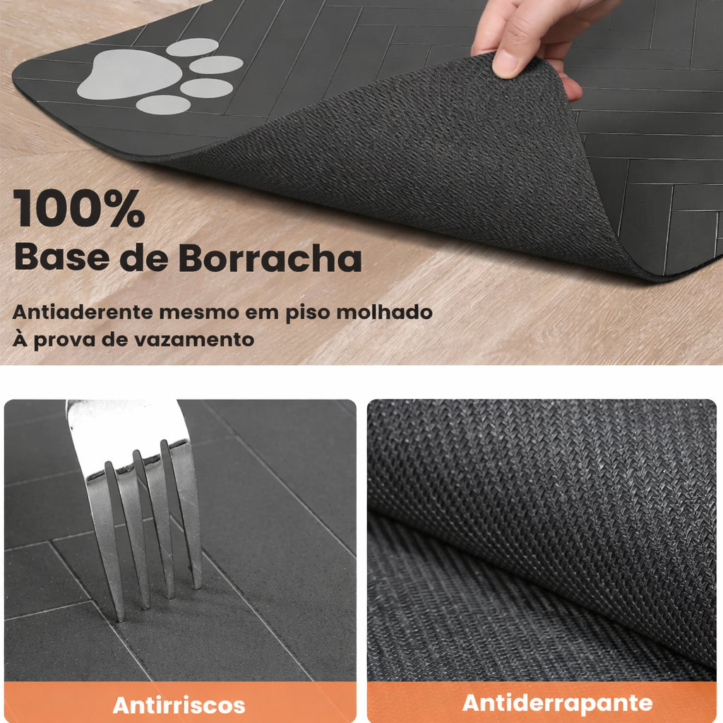 Tapete Absorvente Impermeável com Base Antiderrapante