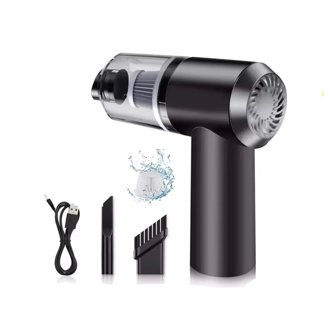 Mini Aspirador Recarregável USB – Remove Pelos de Pets do Sofá, Carro e Cantos