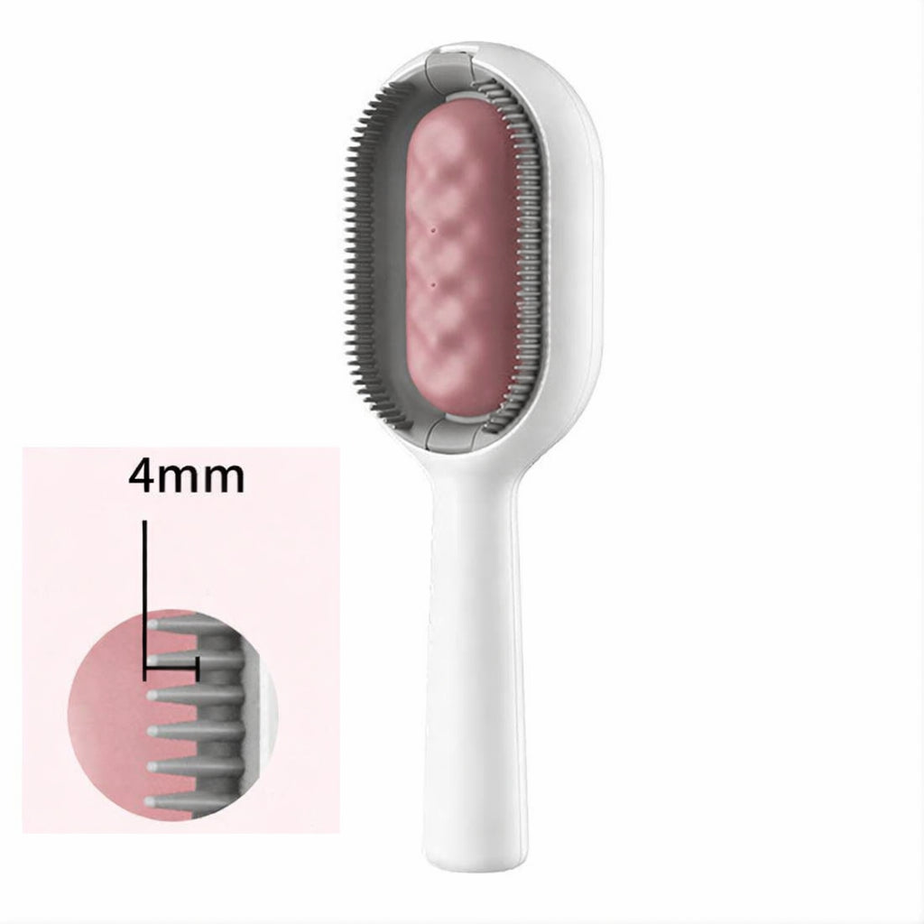 Escova Aparadora de Pelos Para Gatos e Cachorros Removedor de Pelos e Banho Seco