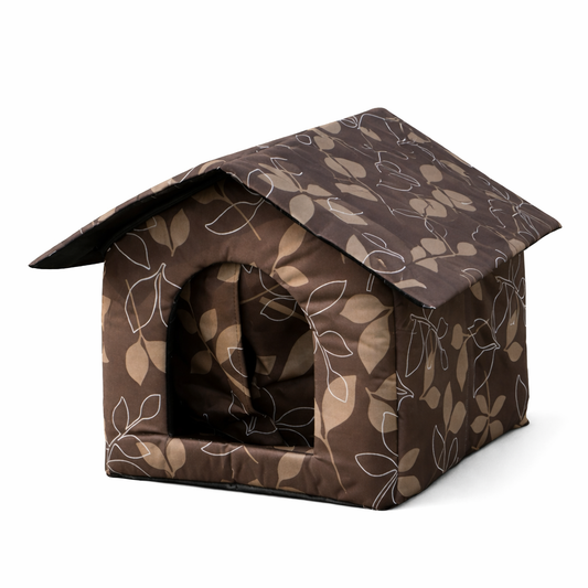 Casinha Impermeável Aconchegante para Gatos e Cães Pequenos