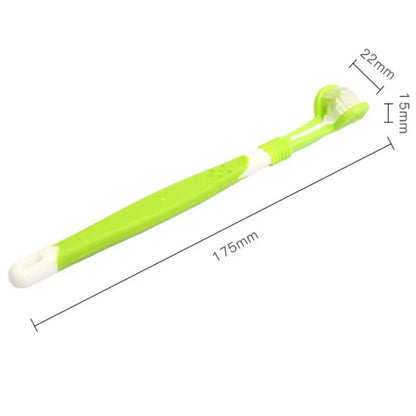 Escova de Dentes Pet 3 Lados – Limpeza Completa em Menos Tempo