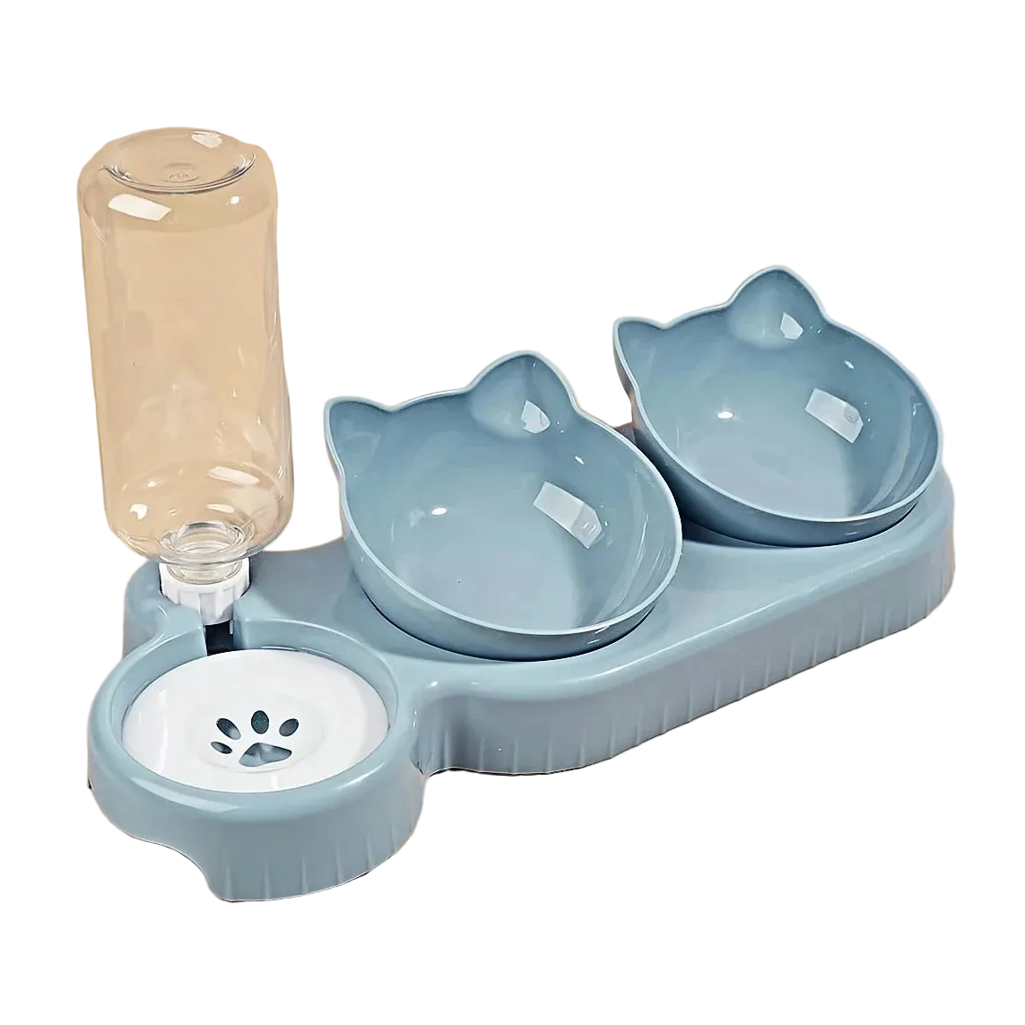 Comedouro e Bebedouro para Pet 3 em 1