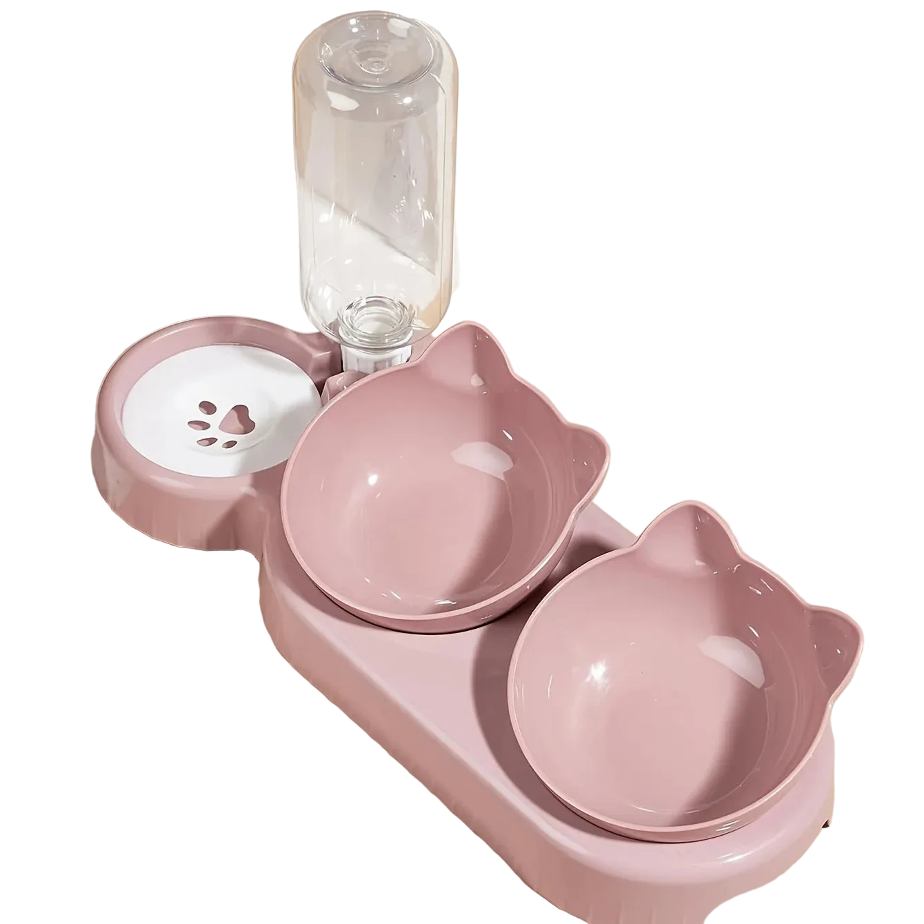 Comedouro e Bebedouro para Pet 3 em 1