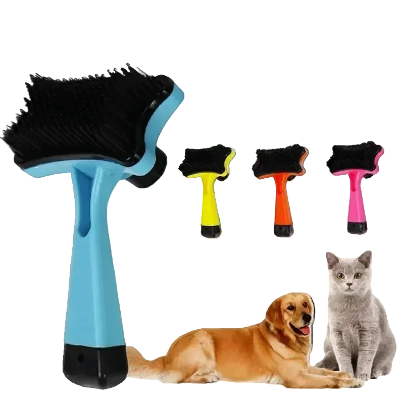 Escova Autolimpante para Pets com Função Massageadora