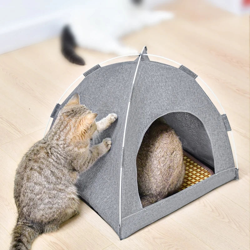 Toca Estilo Tenda para Gatos