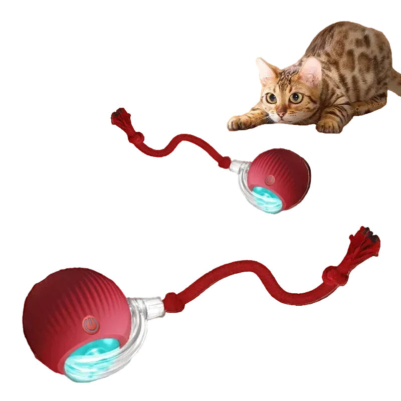Bola Interativa Inteligente para Gatos Recarregável e Antitédio