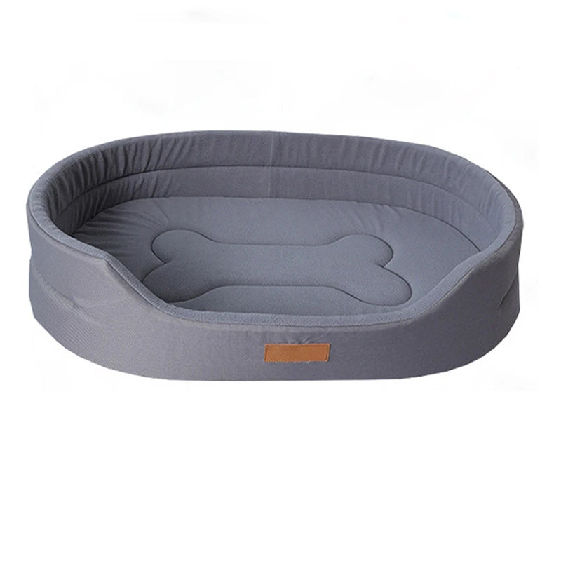 Cama Dupla Face para Cães Conforto para o Inverno com Capa Removível