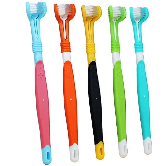 Escova de Dentes Pet 3 Lados – Limpeza Completa em Menos Tempo