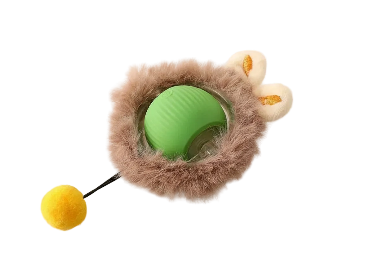 Bola Interativa Inteligente para Gatos Recarregável e Antitédio